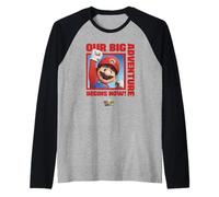 The Super Mario Bros. Movie Our Big Adventure Begins Now! Maglia con Maniche Raglan