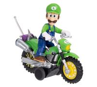 The Super Mario Galaxy Movie Action Figura Con Pull Back Motorcycle Luigi 6 Cm J
