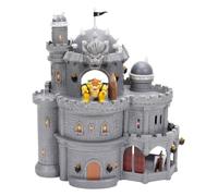 Super Mario Galaxy Movie - Playset Deluxe Castello di Bowser con personaggio Bowser da 4 cm, pianoforte, bonsai, quadri termo-reattivi e altro ancora