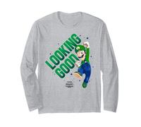 The Super Mario Galaxy Movie Looking Good Luigi Jump Maglia a Manica