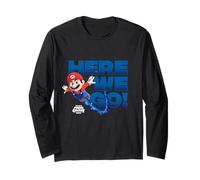 The Super Mario Galaxy Movie Mario Here We Go! Maglia a Manica