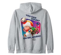 The Super Mario Galaxy Movie Toad Count On Me Felpa con Cappuccio