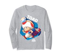 The Super Mario Galaxy Movie Toad Galactic Run Maglia a Manica