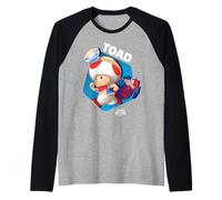 The Super Mario Galaxy Movie Toad Galactic Run Maglia con Maniche Raglan