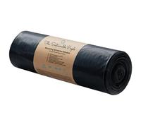 The Sustainable People 10 Sacchi per rifiuti in materiale riciclato 240 L | Extra resistenti, Per rifiuti voluminosi, Film 70 μm, Certificato Blue Angel, Min. 90% di materiale post-consumo, 100x125 cm