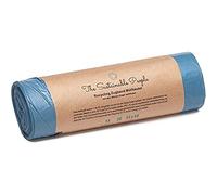 The Sustainable People Sacchi per rifiuti recycling con laccio 35L - realizzati con almeno il 90% di materiale post consume (PE) - per i rifiuti residui e materiali riciclabili (15 pezzi)