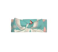 The Swan In Love - Fascia per capelli con fiocco e morbido accessorio per capelli, per neonati e bambini