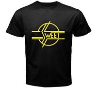 The Sweet Band Glam 70'S Rock Band Men's T-Shirt Black XXL