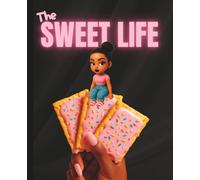 “The Sweet Life” Edition | Matte Black Pastry Notebook, 110 Pages | Softcover Aesthetic Journal for Women, Teens & Creatives
