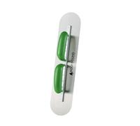 The Sweet Spot Cazzuola | 450 mm x 100 mm | Cazzuola rilegata in resina - Strumento di finitura in acciaio inossidabile per vialetti in resina, sentieri e patii - resistente, impugnatura comoda