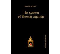 The System of Thomas Aquinas: 22
