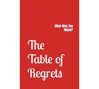 The Table of Regrets: What Was Too Much?: What Was Too Much?: What Was Too Much?