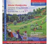 The Taneyev Qua Myaskovsky Complete String Quartets Vol.1: Quartets Nos. 1, (CD)
