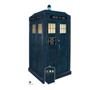 The Tardis Doctor Who Lifesize Cartone Ritaglio 60th Anniversario E Gratis Mini