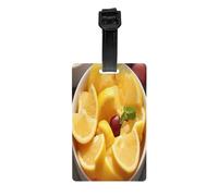The Taste of Lemon Etichetta per bagagli per valigie, materiale PVC, Cruise & Air Travel Essentials, per borse da viaggio e valigie