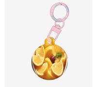 The Taste of Lemon - Targhetta rotonda per animali domestici, in acrilico, resistente ed elegante, perfetta per animali domestici di piccole e grandi dimensioni