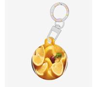 The Taste of Lemon - Targhetta rotonda per animali domestici, in acrilico, resistente ed elegante, perfetta per animali domestici di piccole e grandi dimensioni