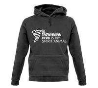 The Tazmanian Devil Is Spirit Animal - Felpa con Cappuccio / - Taz-Mania -