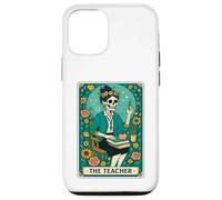 The Teacher Tarot Card Skeleton Vintage Classroom Halloween Custodia per iPhone 12/12 Pro