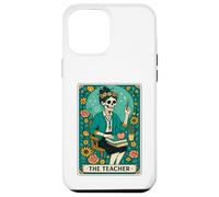 The Teacher Tarot Card Skeleton Vintage Classroom Halloween Custodia per iPhone 12 Pro Max