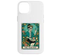The Teacher Tarot Card Skeleton Vintage Classroom Halloween Custodia per iPhone 14 Plus