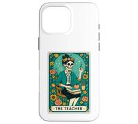 The Teacher Tarot Card Skeleton Vintage Classroom Halloween Custodia per iPhone 16 Pro Max
