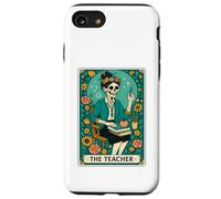 The Teacher Tarot Card Skeleton Vintage Classroom Halloween Custodia per iPhone SE (2020) / 7/8