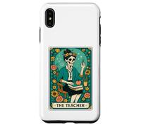 The Teacher Tarot Card Skeleton Vintage Classroom Halloween Custodia per iPhone XS Max