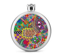 The Temple Cosmic Lizard Eye Flask per liquori bottiglia di vino portatile carino fondine in acciaio inox fiaschette