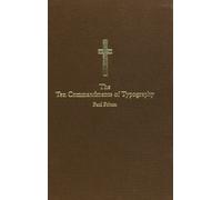 Paul Felton The Ten Commandments of Typography (Copertina rigida)