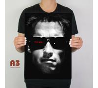 The Terminator Arnie Viso T800 Metallo Poster Man Cave Cyberdyne Sistemi Skynet