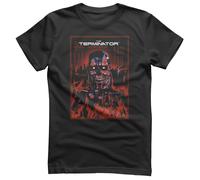 The Terminator Chaos T-Shirt Uomo Manica Corta Girocollo Nero