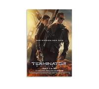 The Terminator, poster su tela, iconico film di fantascienza con un assassino cyborg dal futuro (10), stampe artistiche da appendere per foto, decorazione per la casa, poster artistici, 60 x 90 cm