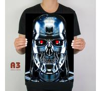 The Terminator T800 Metallo Film Poster Skynet Vintage Muro Man Cave Cyberdyne