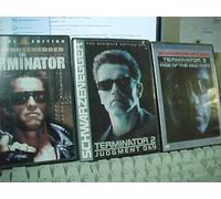 The Terminator Trilogy : The Terminator , T2 Judgement Day, T3 Rise of the Machines : Arnold Schwarzenegger 3 Pack Collection