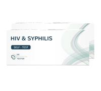 The Tester - Autotest HIV e sifilide (2 pezzi) - Test MST rapido 2 St