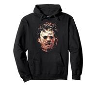 The Texas Chainsaw Massacre Leatherface Portrait Horror Felpa con Cappuccio