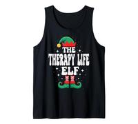 The Therapy Life Elf - Divertente Famiglia Natalizia Abbinata Canotta