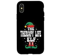 The Therapy Life Elf - Divertente famiglia natalizia abbinata Custodia per iPhone X/XS