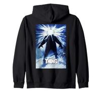 The Thing Glowing Silhouette Movie Poster Felpa con Cappuccio