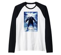 The Thing Glowing Silhouette Movie Poster Maglia con Maniche Raglan