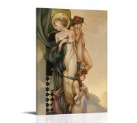 The Three Graces Michael Parkes Poster decorativo da parete, per soggiorno, camera da letto, decorazione moderna per camera da letto, 20 x 30 pollici (50 x 75 cm)