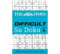 The Times Difficult Su Doku Book 6 (Tascabile) Times Su Doku