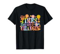 The Times They Are A Changing - Grafica retrò anni '60 anni '70 Maglietta