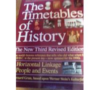 The Timetables of History: A Horizontal Linkage of People and Events
