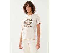 The Tiny Big Sister - “Message” Tee Bianco - Abbigliamento 38 Bianco