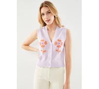 The Tiny Big Sister - Patric Embroidered Vest Viola - Abbigliamento 36 Viola