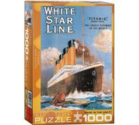 The Titanic Bianco Star Line 1000pc Puzzle Da Eurographics 680mm x 490mm