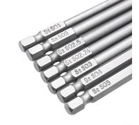 The Tool Companion Un kit completo con sette cacciaviti magnetizzati SQ1 SQ5 della dimensione perfetta