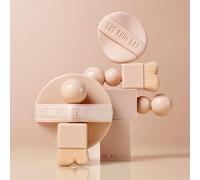 THE TOOL LAB Timbro SKINFIT Cushion Glow 19 porcellana + set di pennelli